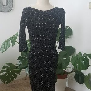 Polkadot Wiggle Dress - Unique Vintage
